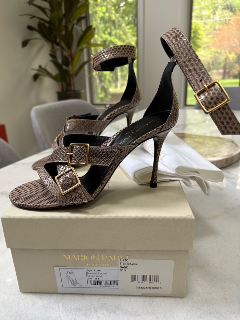 Marion Parke “Lizzo” stiletto sandal